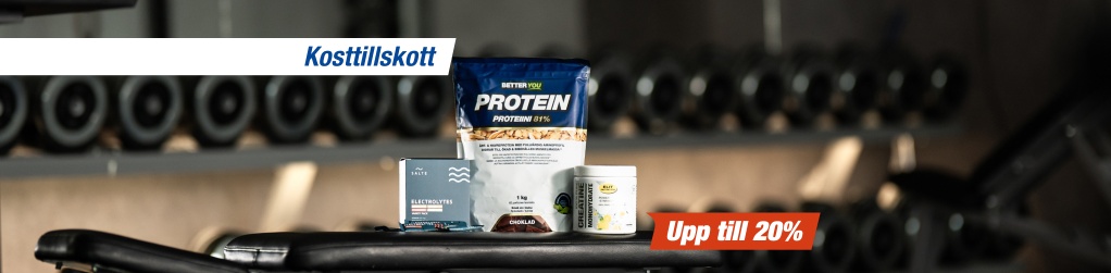 Upp till 20% p� kosttillskott